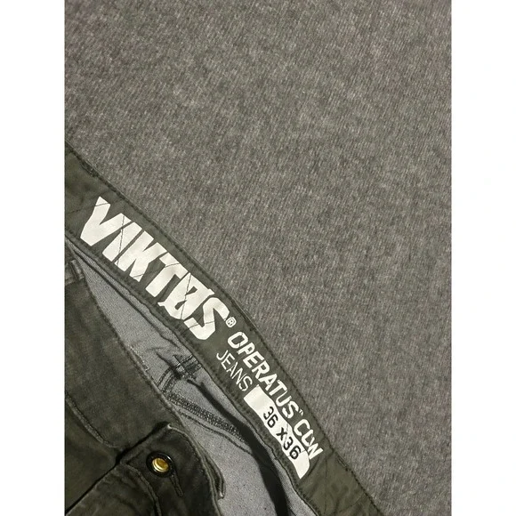 Viktos operatus CCW jeans mens green straight fit 36X32 (tag 36X36) cotton - Picture 4 of 9